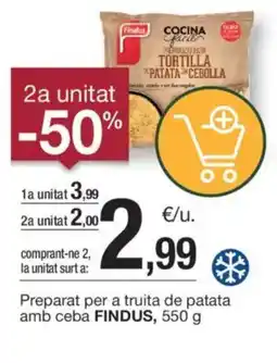 BonpreuEsclat FINDUS Preparat per a truita de patata amb ceba oferta