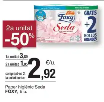 BonpreuEsclat FOXY Paper higiènic Seda oferta