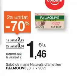 BonpreuEsclat PALMOLIVE Sabó de mans Naturals d'ametlles oferta