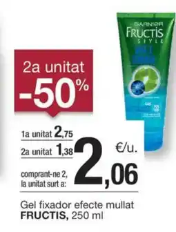 BonpreuEsclat FRUCTIS Gel fixador efecte mullat oferta