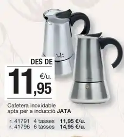 BonpreuEsclat JATA Cafetera inoxidable apta per a inducció oferta