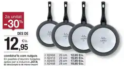 BonpreuEsclat JATA En paelles d'alumini forjades aptes per a inducció oferta
