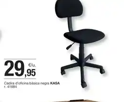 BonpreuEsclat KASA Cadira d'oficina bàsica negra oferta