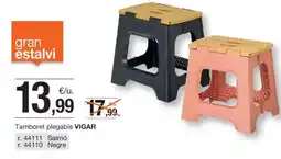 BonpreuEsclat VIGAR Tamboret plegable oferta