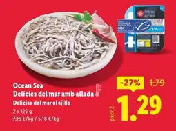 Lidl OCEAN SEA Delícies del mar amb allada oferta