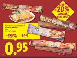 Lidl Massa fresca de pasta de full oferta