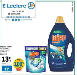 E.Leclerc WIPP Detergente oferta