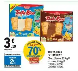 E.Leclerc CUÉTARA Tosta rica oferta
