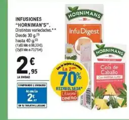 E.Leclerc HORNIMANS Infusiones oferta