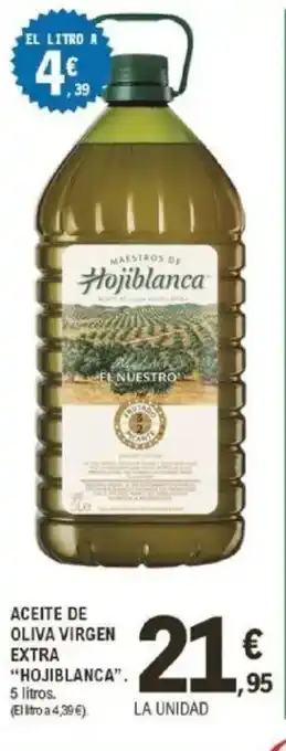 E.Leclerc HOJIBLANCA Aceite de oliva virgen extra oferta