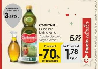 Eroski Carbonell aceite de oliva virgen extra, 1 l oferta