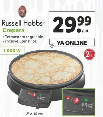 Lidl Crepera russell hobbs oferta