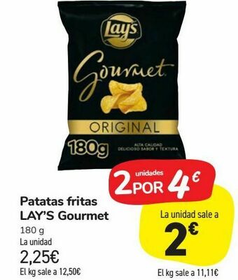 Carrefour Market Patatas fritas lay's gourmet oferta