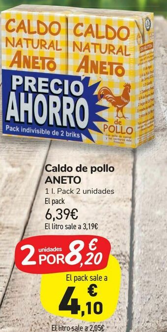 Carrefour Market Caldo de pollo aneto oferta