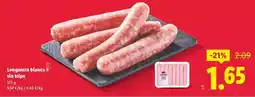 Lidl Langoniza blanca sin pipa oferta