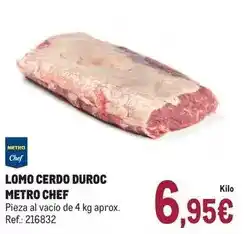 Makro Chef select - lomo cerdo duroc oferta
