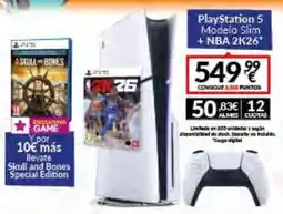 Game Game - playstation 5 modelo slim + nba 2k26 oferta
