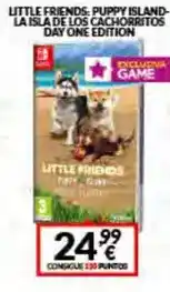 Game One - little friends: puppy island: la isla de los cachorritos day edition oferta