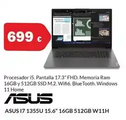 Microsshop Asus - i7 1355u 15.6 16gb 512gb w11h oferta