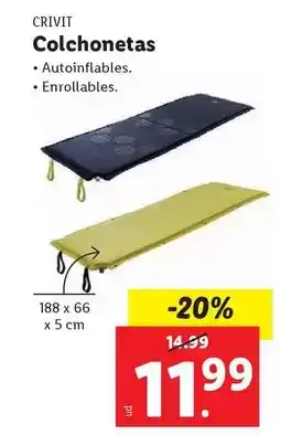 Ocine Crivit - colchonetas oferta