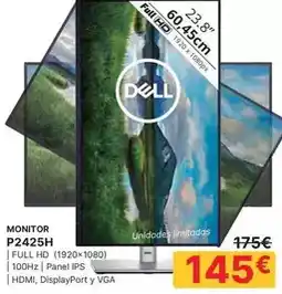 Dynos Informática Dell - monitor p2425h oferta