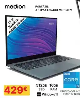 Dynos Informática Medion - portátil akoya e15433 md62671 oferta