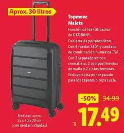 Lidl Top move - maleta oferta