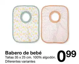 Zeeman Babero de bebé oferta