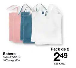 Zeeman Babero oferta