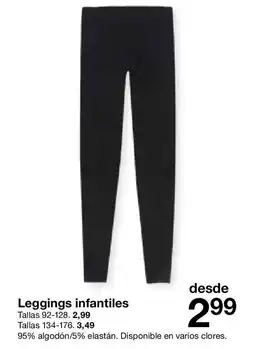 Zeeman Leggings infantiles oferta