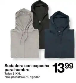 Zeeman Sudadera con capucha para hombre oferta