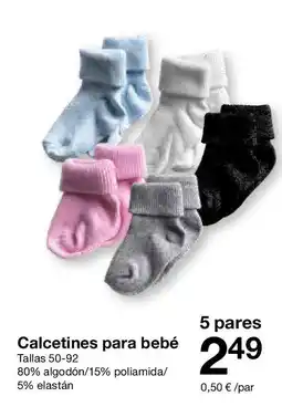 Zeeman Calcetines para bebé oferta