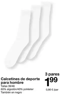 Zeeman Calcetines de deporte para hombre oferta