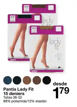 Zeeman Pantis Lady Fit 15 deniers oferta