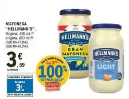E.Leclerc HELLMANN'S Mayonesa oferta