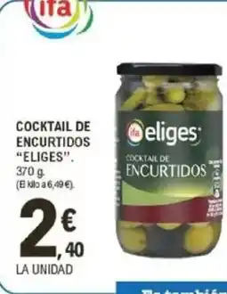 E.Leclerc IFA ELIGES Cocktail de encurtidos oferta
