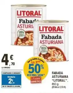 E.Leclerc LITORAL Fabada asturiana oferta