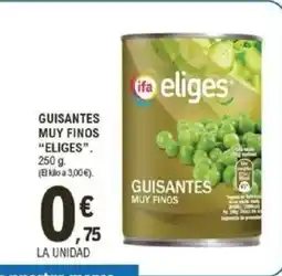 E.Leclerc IFA ELIGES Guisantes muy finos oferta