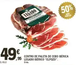 E.Leclerc ELPOZO Centro de paleta de cebo ibérica legado ibérico oferta