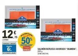 E.Leclerc SKANDIA Salmón noruego ahumado oferta