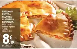 E.Leclerc Empanada rústica redonda elaborada en galicia. oferta