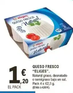 E.Leclerc IFA ELIGES Queso fresco oferta