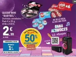 E.Leclerc BABYBEL Queso mini oferta