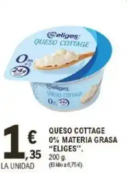 E.Leclerc IFA ELIGES Queso cottage 0% materia grasa oferta