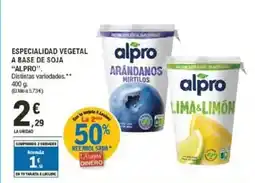 E.Leclerc ALPRO Especialidad vegetal a base de soja oferta