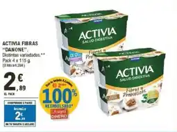 E.Leclerc DANONE Activia fibras oferta