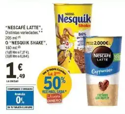 E.Leclerc NESCAFÉ LATTE oferta