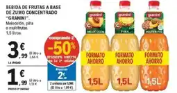 E.Leclerc GRANINI Bebida de frutas a base de zumo concentrado oferta