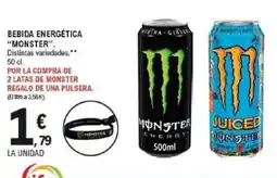 E.Leclerc MONSTER Bebida energética oferta
