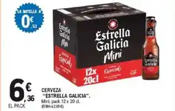 E.Leclerc ESTRELLA GALICIA Cerveza oferta